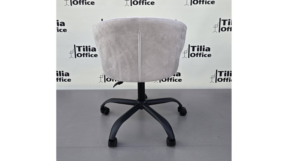 Coket Çalışma Koltuğu Siyah Yonca Ayak Krem